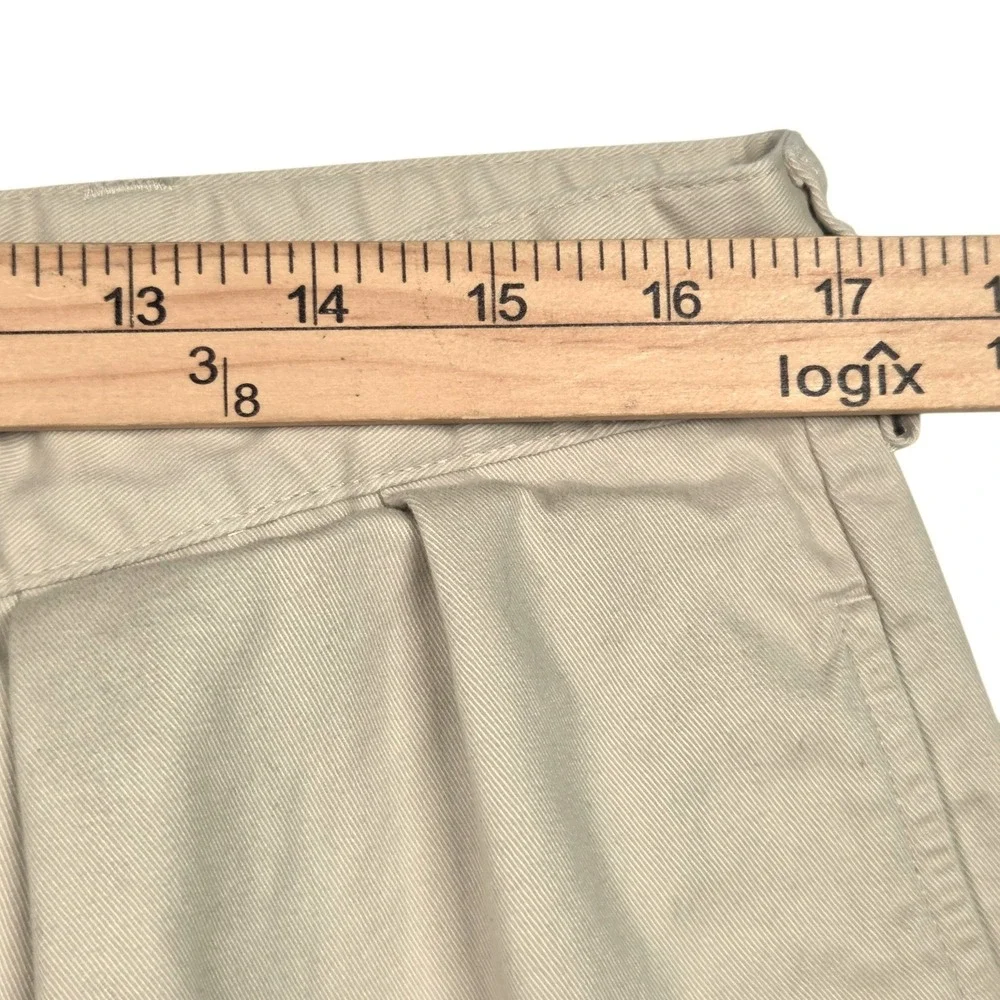 Vintage 90s Polo Ralph Lauren Tyler Pleated Chino Shorts Mens 36 (FITS 34